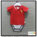 BKD organic cotton red baby bodysuit